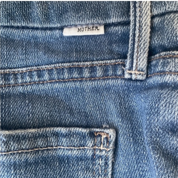 Mother The Looker Ankle Snippet Jeans in Beginner’s Luck Wash Size 29 - Picture 5 of 7